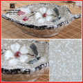 High quality leave shape ceramic sauce dish for hotel and restaurant